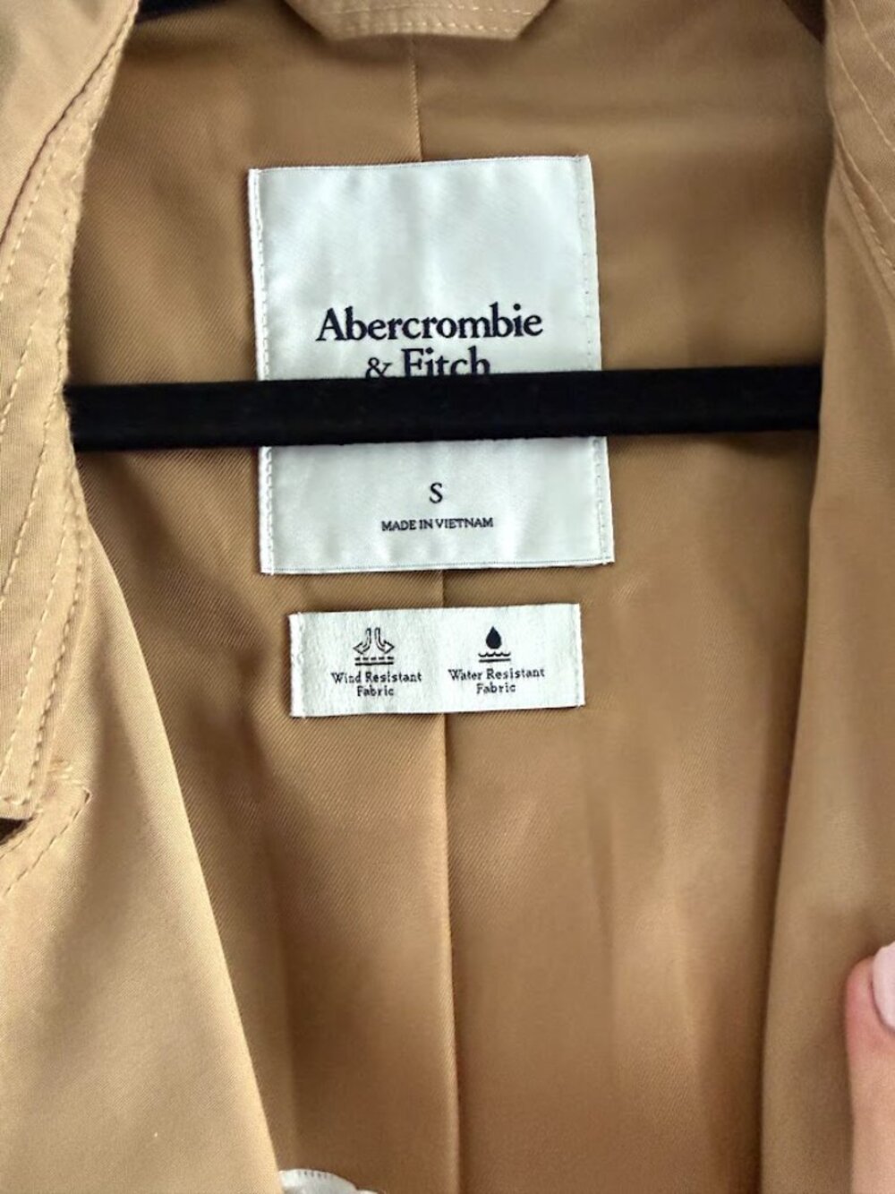 Abercrombie & Fitch Mid Trench Coat | Size S - Picture 2 of 3